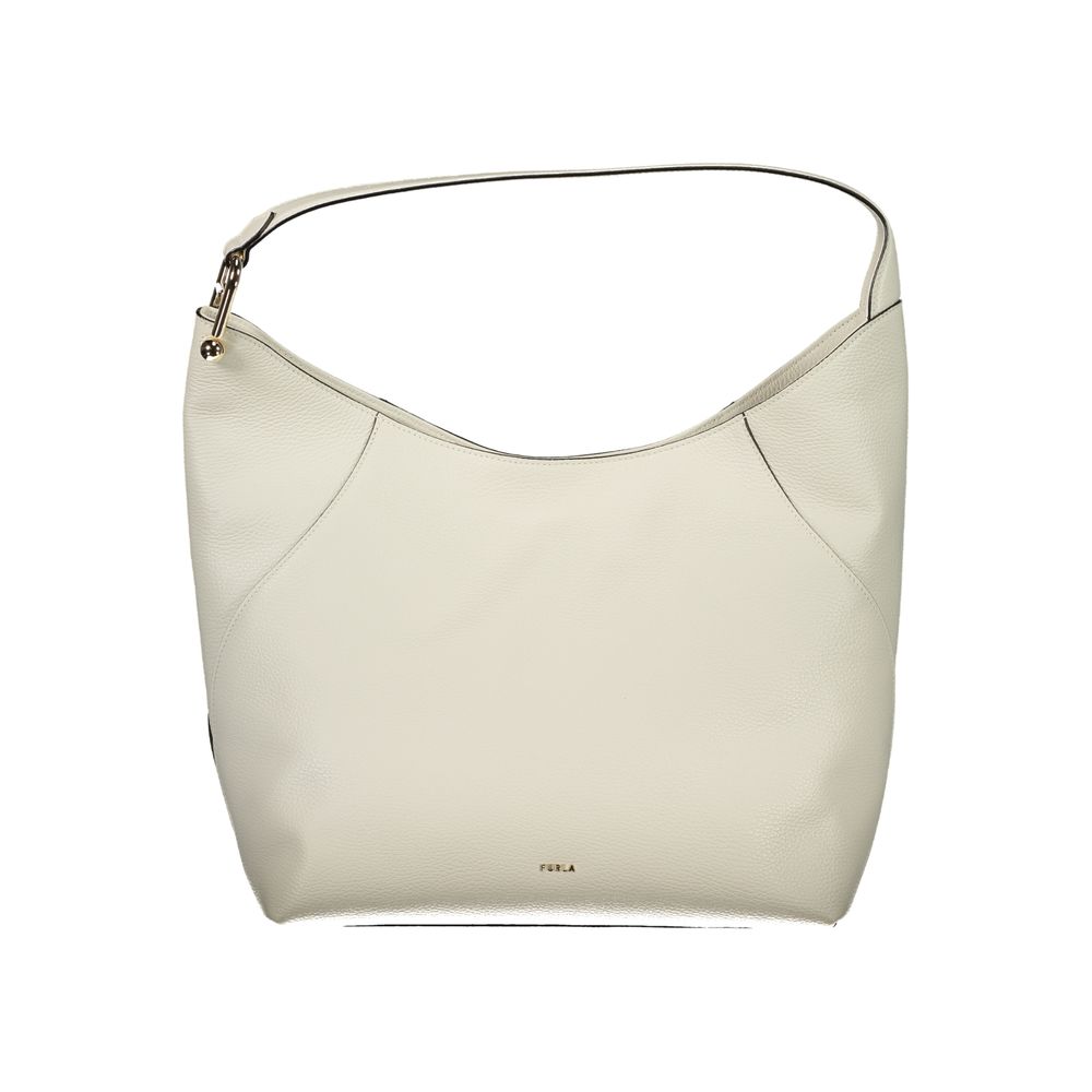 Evening Handbag by Furla for women in leather blue & white features a ornamental silhouette, showcasing a secure , ample , and ornamental for a sophisticated look.