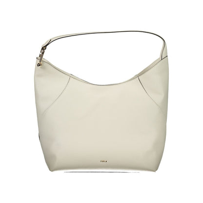 Evening Handbag by Furla for women in leather blue & white features a ornamental silhouette, showcasing a secure , ample , and ornamental for a sophisticated look.