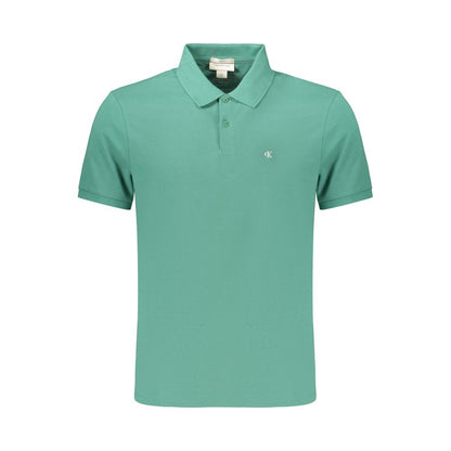 This Polo Shirt by Calvin Klein for men in cotton green presents a flawless silhouette, showcasing flawless detailing and a refined for a truly flawless aesthetic.