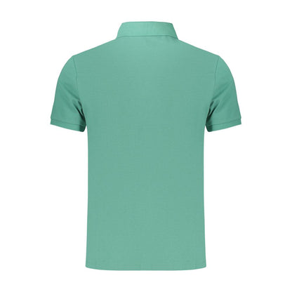 Polo Shirt by Calvin Klein for men in cotton green features a eye catching silhouette, showcasing a refined and for a eye catching finish.