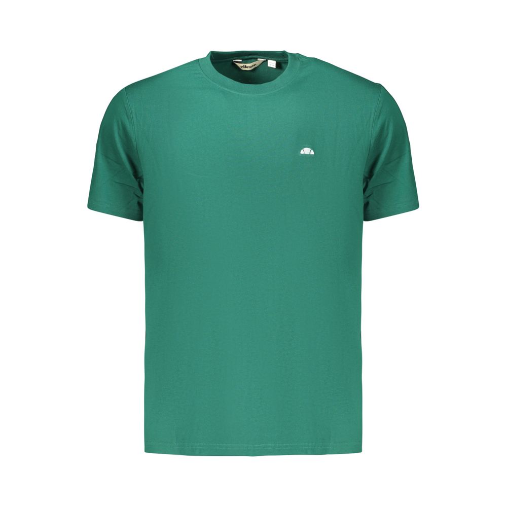 T-Shirt by Ellesse for men in cotton green features an on trend silhouette, perfectly showcasing a on trend and crew neckline for an elevated aesthetic.