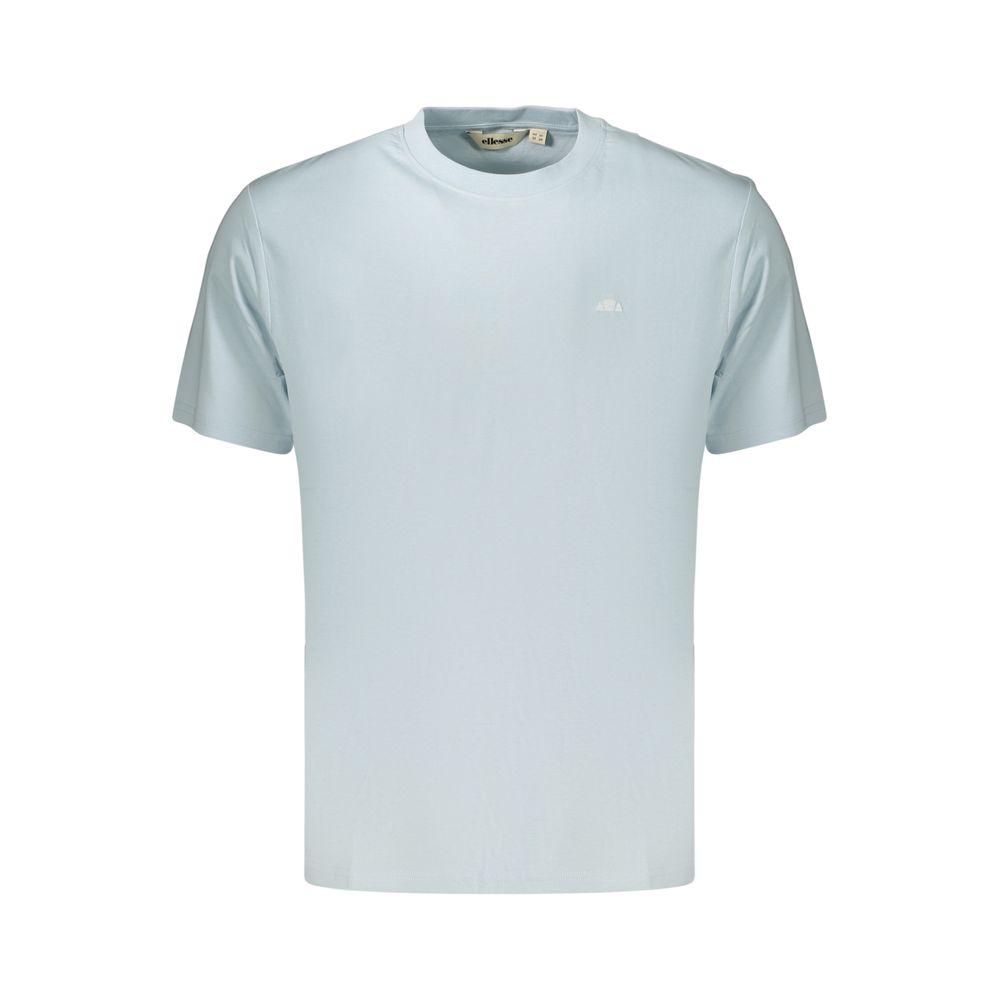 T-Shirt by Ellesse for men in cotton azzurro & signature showcases a unassuming silhouette, artfully detailed with a refined crew neckline and unassuming for a sophisticated, contemporary look.