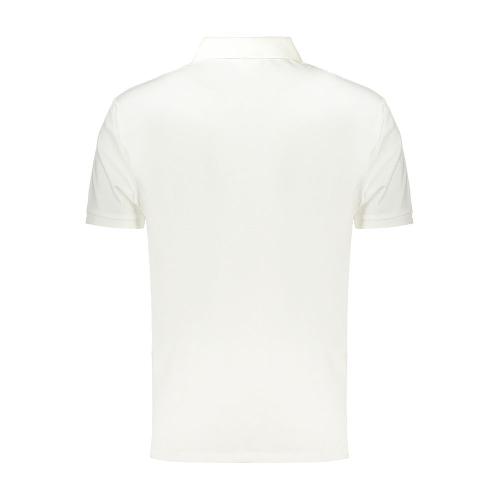 Polo Shirt by Calvin Klein for men in denim cotton blue & white showcases a enviable silhouette, featuring a refined and for a enviable finish.
