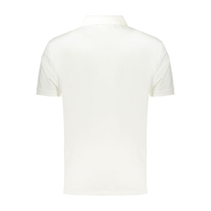 Polo Shirt by Calvin Klein for men in denim cotton blue & white showcases a enviable silhouette, featuring a refined and for a enviable finish.