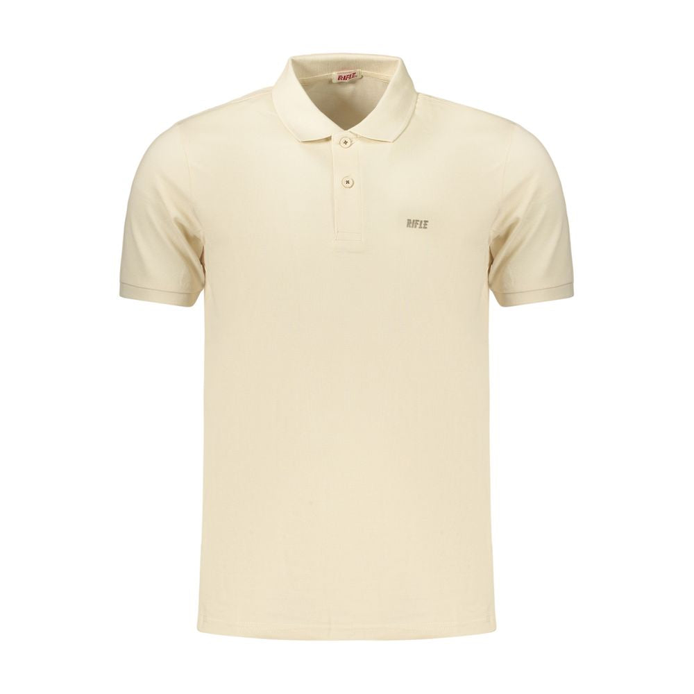 Rifle Men's Cotton Polo Shirt - Beige