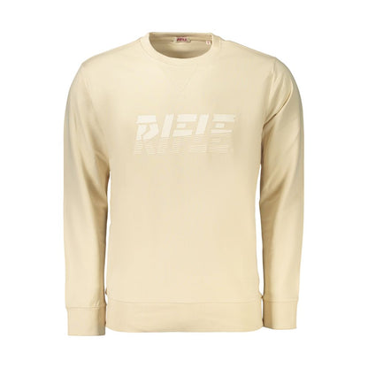 Sweatshirt by Rifle for men in cotton beige features an provocated silhouette, detailed with a provocated and a refined for a sophisticated aesthetic.