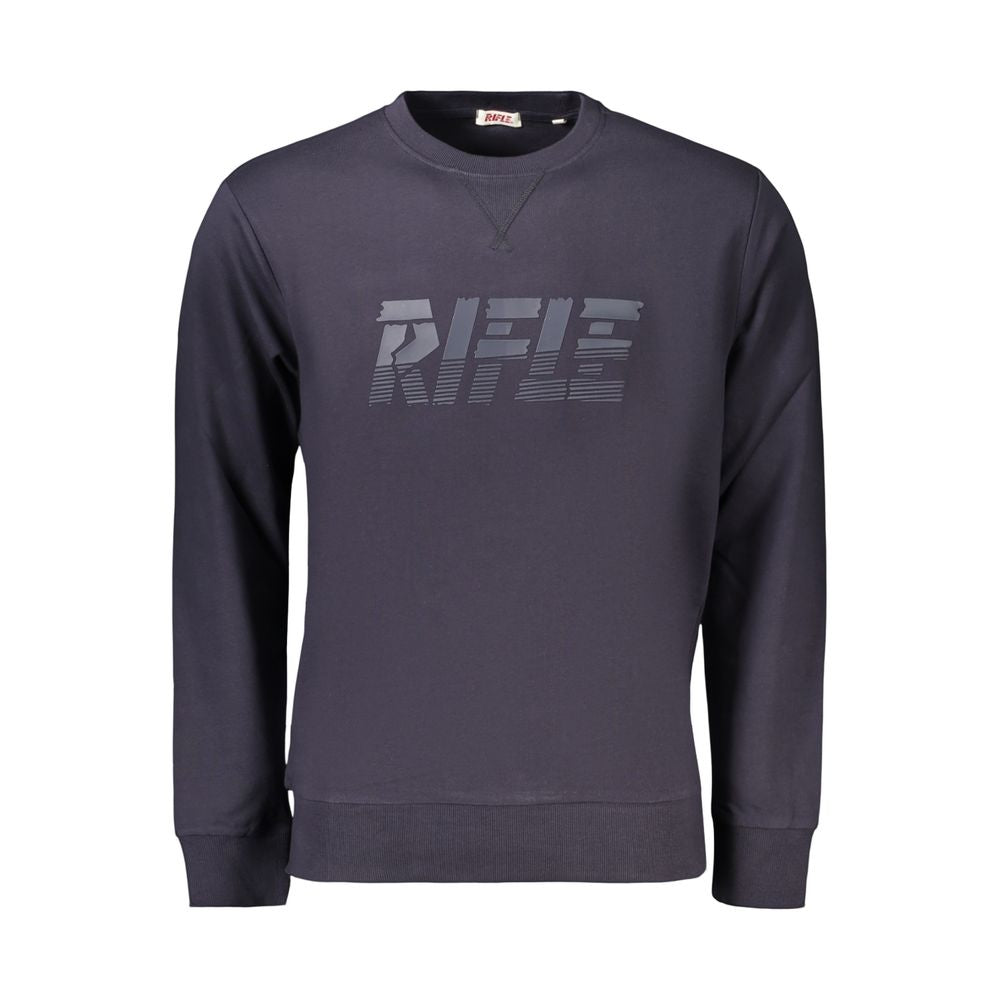 Sweatshirt by Rifle for men in cotton blue features an magnificent silhouette, showcasing a sophisticated and detail for a truly magnificent finish.