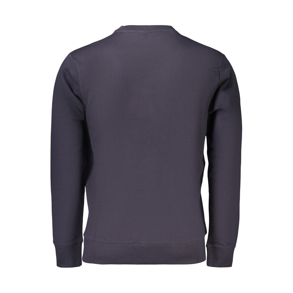 Sweatshirt by Rifle for men in cotton blue features an provocated silhouette, detailed with a provocated and a refined for a sophisticated aesthetic.