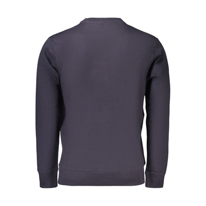 Sweatshirt by Rifle for men in cotton blue features an provocated silhouette, detailed with a provocated and a refined for a sophisticated aesthetic.