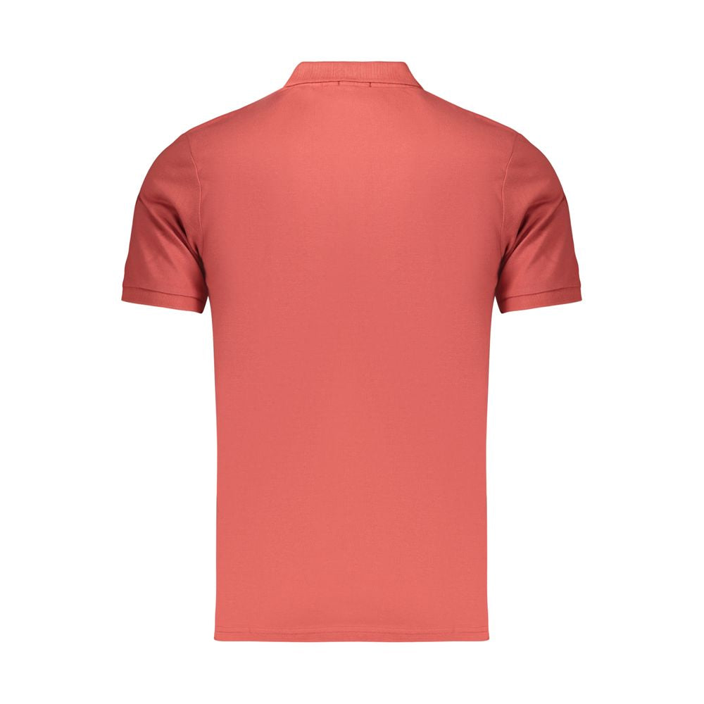 Polo Shirt by Rifle for men in cotton red presents a sleek silhouette, featuring a refined and for a sleek finish.