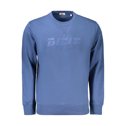 Sweatshirt by Rifle for men in cotton blue features an enviable silhouette, showcasing a premium and refined for a truly enviable finish.
