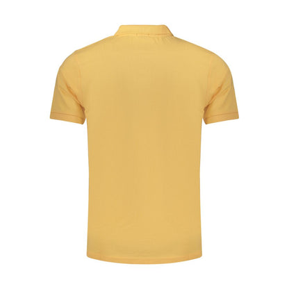 Polo Shirt by Rifle for men in cotton orange showcases a sharp silhouette, detailed with a refined and sharp for a sophisticated finish.
