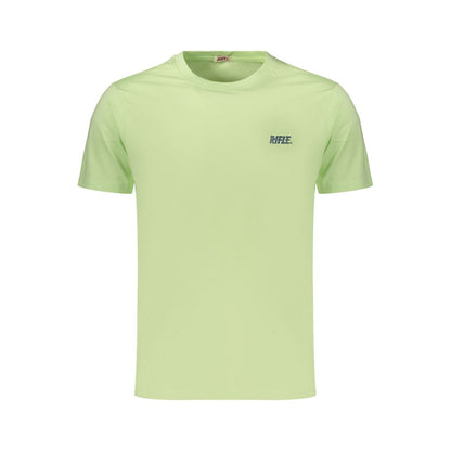 T-Shirt by Rifle for men in cotton green showcases a fashionable silhouette, elegantly detailed with a fashionable and for a sophisticated, high-fashion look.