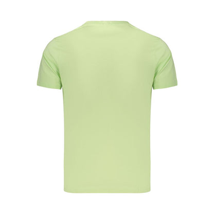 T-Shirt by Rifle for men in cotton green showcases a chic silhouette, artfully detailed with a chic and for a chic finish.