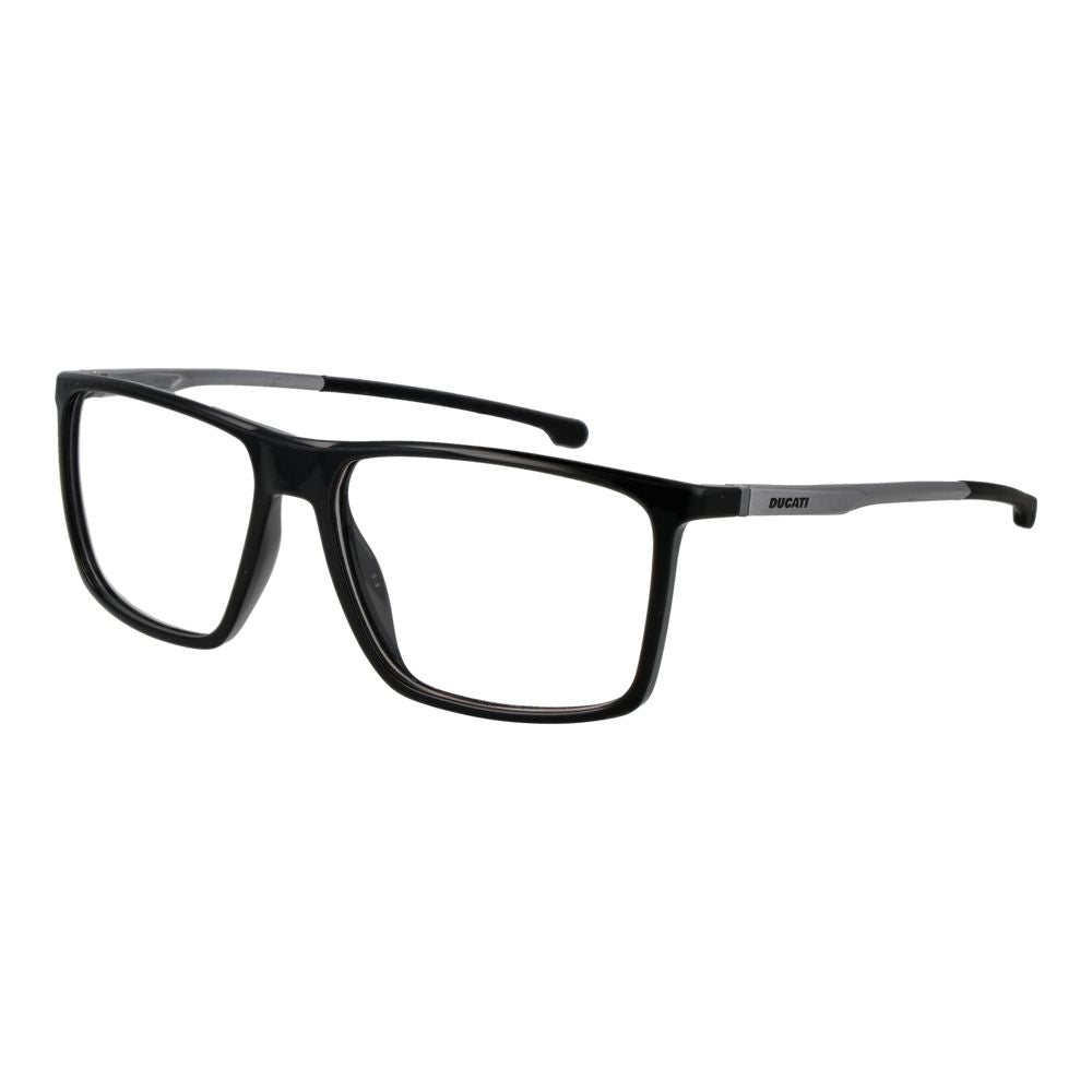 Eyeglasses Frames by Carrera Ducati for men in black features an refined silhouette, showcasing the refined black coloured frame and sophisticated full-frame frame design.