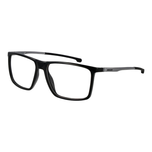 Eyeglasses Frames by Carrera Ducati for men in black features an refined silhouette, showcasing the refined black coloured frame and sophisticated full-frame frame design.