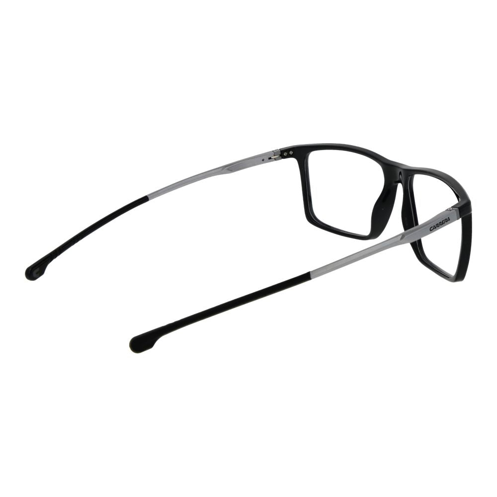 Eyeglasses Frames by Carrera Ducati for men in black showcases a refined full-frame frame design with a refined black coloured frame finish for a refined and sophisticated look.