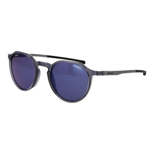 Carrera Ducati Round Mirrored Dark-Tint Aluminium Sunglasses - Grey