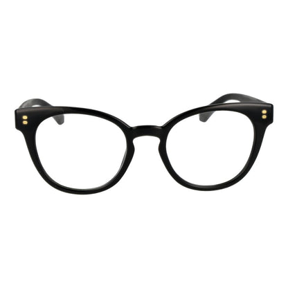 Eyeglasses Frames by Polaroid for women in polyamide black features an refined silhouette, showcasing a sophisticated black coloured frame and refined full-frame frame design for a refined look.