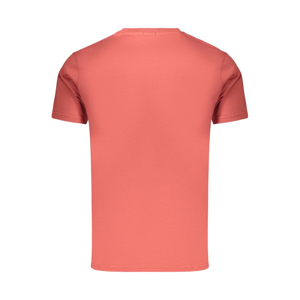 T-Shirt by Rifle for men in cotton red showcases a fashionable silhouette, elegantly detailed with a fashionable and for a sophisticated, high-fashion look.