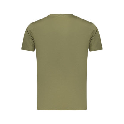 T-Shirt by Rifle for men in cotton green features an edgy silhouette, meticulously detailed with a sophisticated and for a truly edgy finish.