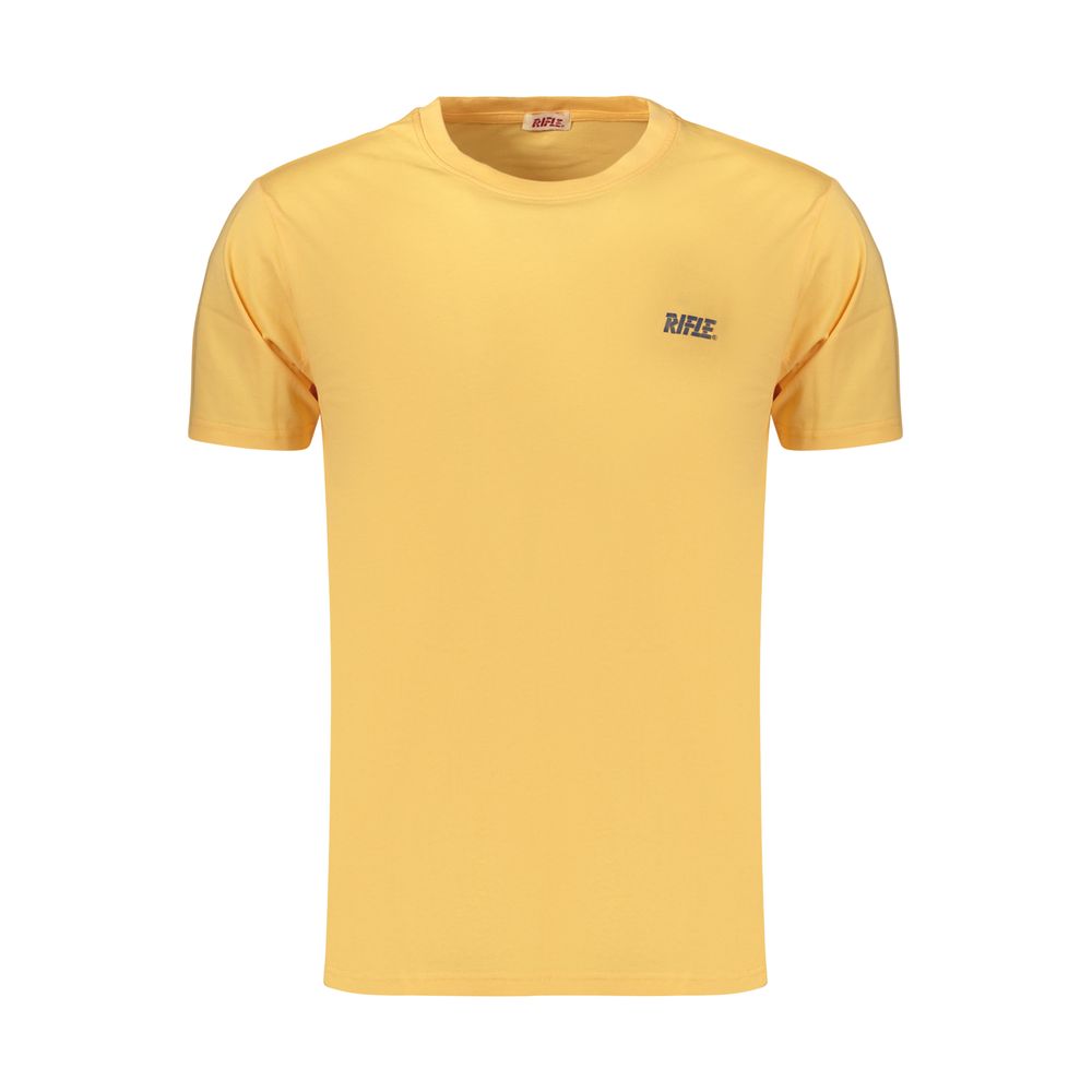 T-Shirt by Rifle for men in cotton orange showcases a dramatic silhouette, elegantly detailed with a dramatic and for a truly dramatic finish.