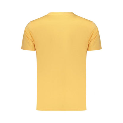 T-Shirt by Rifle for men in cotton orange features an on trend silhouette, perfectly showcasing a on trend and for an elevated aesthetic.