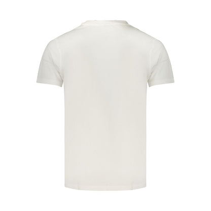 T-Shirt by Rifle for men in cotton blue & white showcases a chic silhouette, artfully detailed with a chic and for a chic finish.