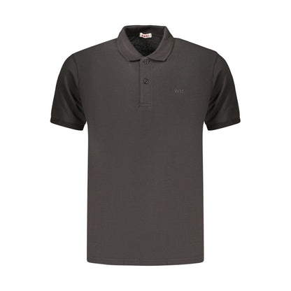 Polo Shirt by Rifle for men in cotton black showcases a enviable silhouette, featuring a refined and for a enviable finish.