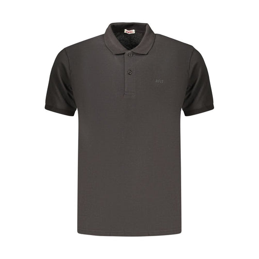 Polo Shirt by Rifle for men in cotton black showcases a enviable silhouette, featuring a refined and for a enviable finish.