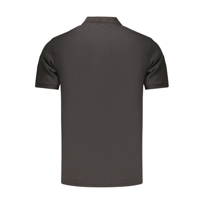 Polo Shirt by Rifle for men in cotton black features a eye catching silhouette, showcasing a refined and for a eye catching finish.