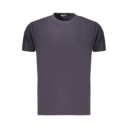 T-Shirt by Rifle for men in cotton blue showcases a dramatic silhouette, elegantly detailed with a dramatic and for a truly dramatic finish.