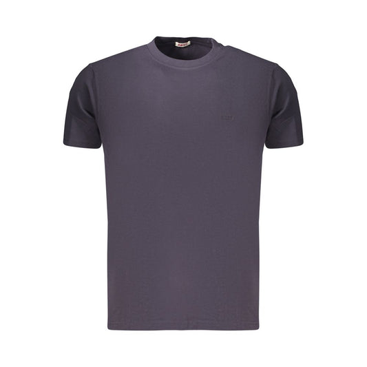 T-Shirt by Rifle for men in cotton blue showcases a dramatic silhouette, elegantly detailed with a dramatic and for a truly dramatic finish.