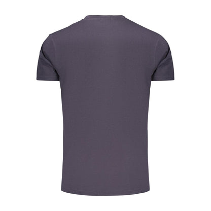 T-Shirt by Rifle for men in cotton blue features an on trend silhouette, perfectly showcasing a on trend and for an elevated aesthetic.