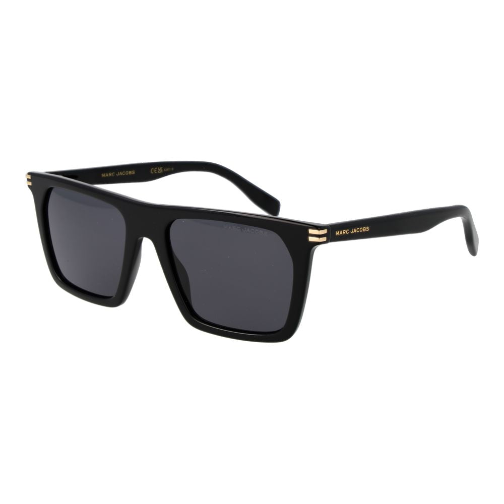 Marc Jacobs Rectangle Non-Polarized Dark-Tint Acetate Sunglasses - Black