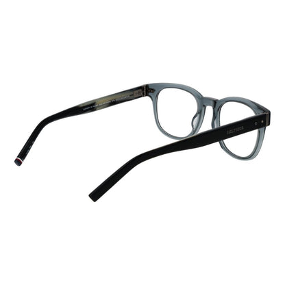Eyeglasses Frames by Tommy Hilfiger for men in acetate gray showcases a refined full-frame frame design with a refined gray coloured frame finish for a refined and sophisticated look.