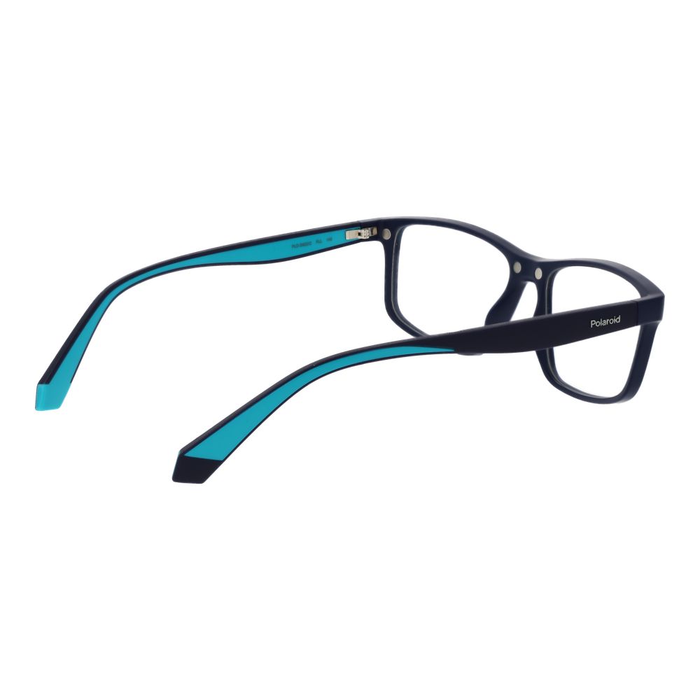 Eyeglasses Frames by Polaroid for men in blue showcases a refined full-frame frame design with a refined blue coloured frame finish for a refined and sophisticated look.