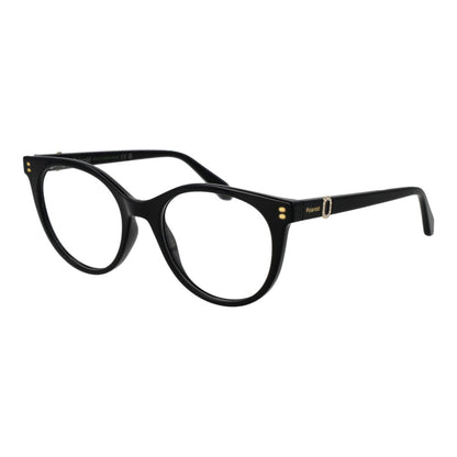 Eyeglasses Frames by Polaroid for women in and black showcases a refined silhouette, detailed with a black coloured frame finish and a sophisticated full-frame frame design.