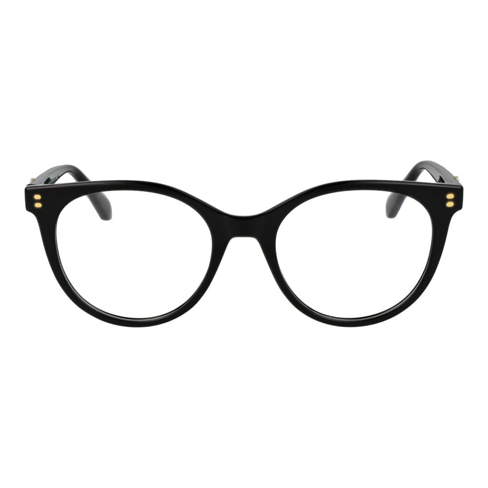 Eyeglasses Frames by Polaroid for women in and black showcases an refined full-frame frame design featuring a sophisticated black coloured frame for an refined and refined aesthetic.
