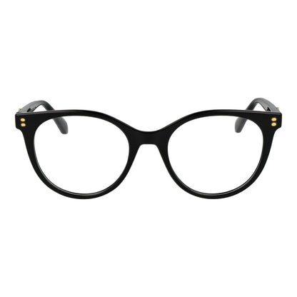 Eyeglasses Frames by Polaroid for women in and black showcases an refined full-frame frame design featuring a sophisticated black coloured frame for an refined and refined aesthetic.