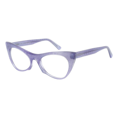 Eyeglasses Frames by Andy Wolf for women in and purple showcases a refined silhouette, detailed with a purple coloured frame finish and a sophisticated full-frame frame design.