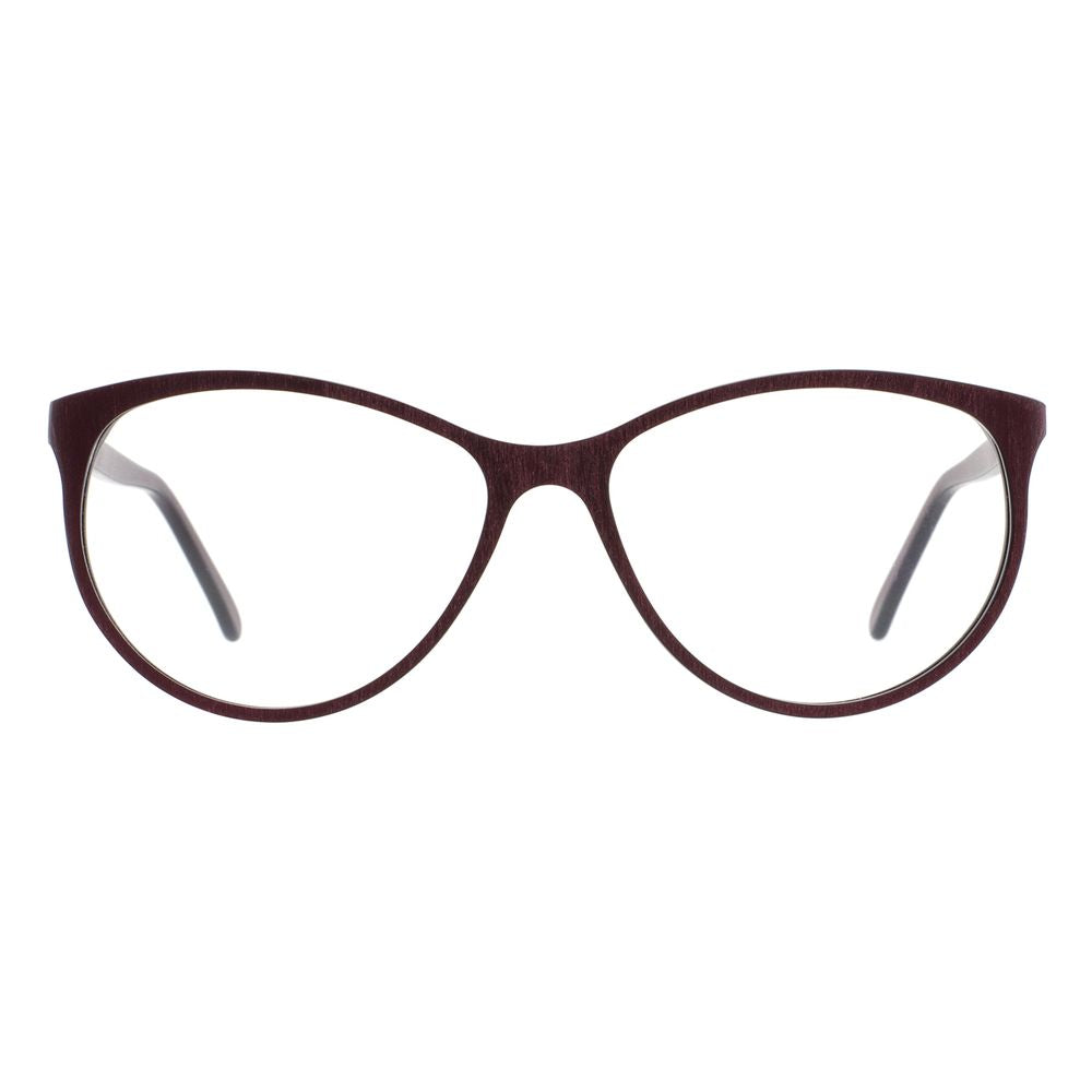 Eyeglasses Frames by Andy Wolf for women in acetate and burgundy showcases an refined full-frame frame design featuring a sophisticated burgundy coloured frame for an refined and refined aesthetic.