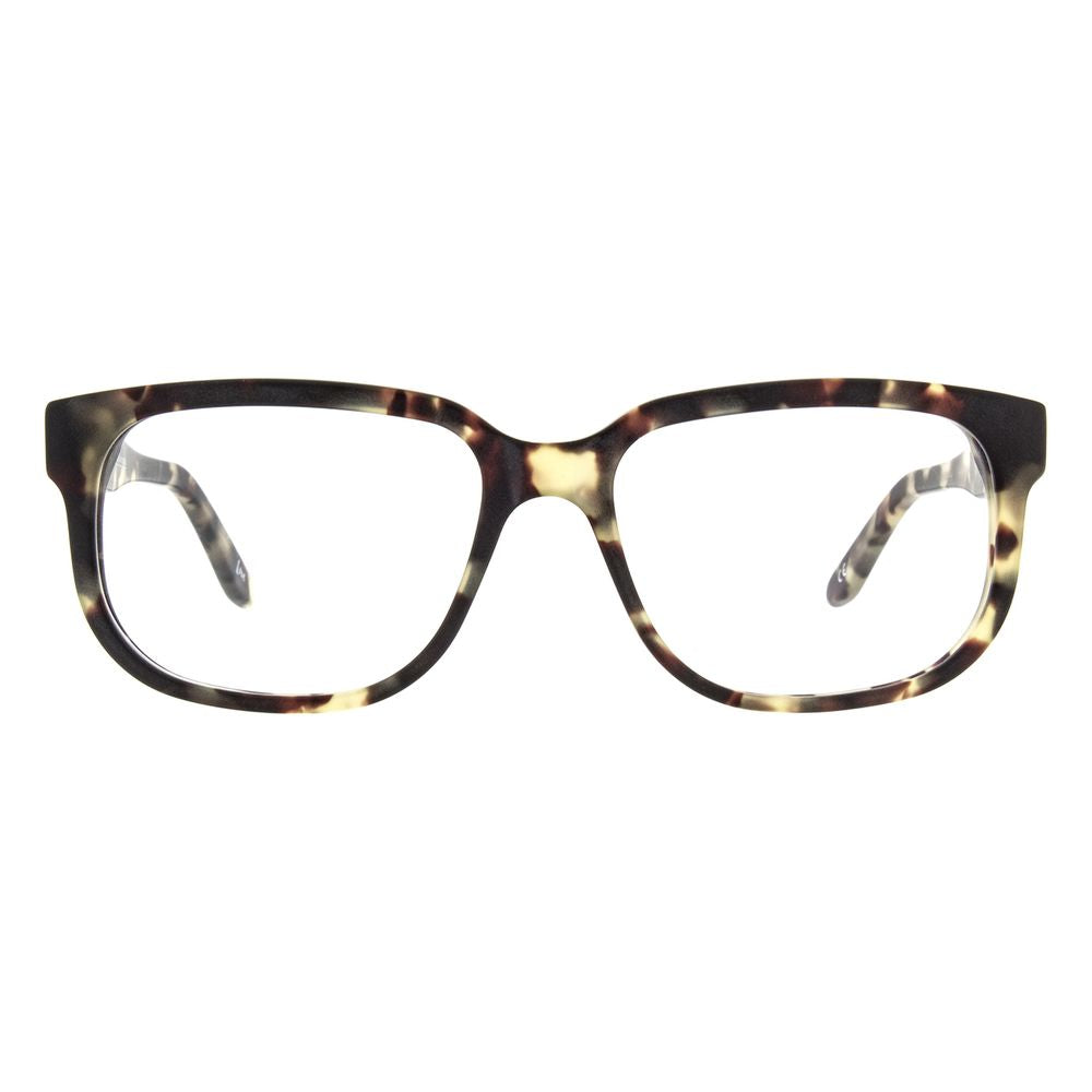 Eyeglasses Frames by Andy Wolf for men in acetate brown showcases a reflective silhouette, artfully incorporating a sophisticated brown coloured frame with a distinct full-frame frame design.