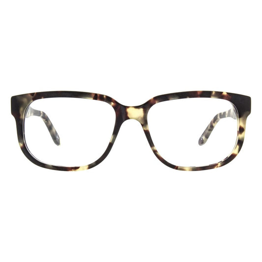 Eyeglasses Frames by Andy Wolf for men in acetate brown showcases a reflective silhouette, artfully incorporating a sophisticated brown coloured frame with a distinct full-frame frame design.