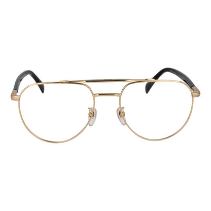 David Beckham Men's Aviator Full-Rim Metal Eyeglasses Frames - Gold