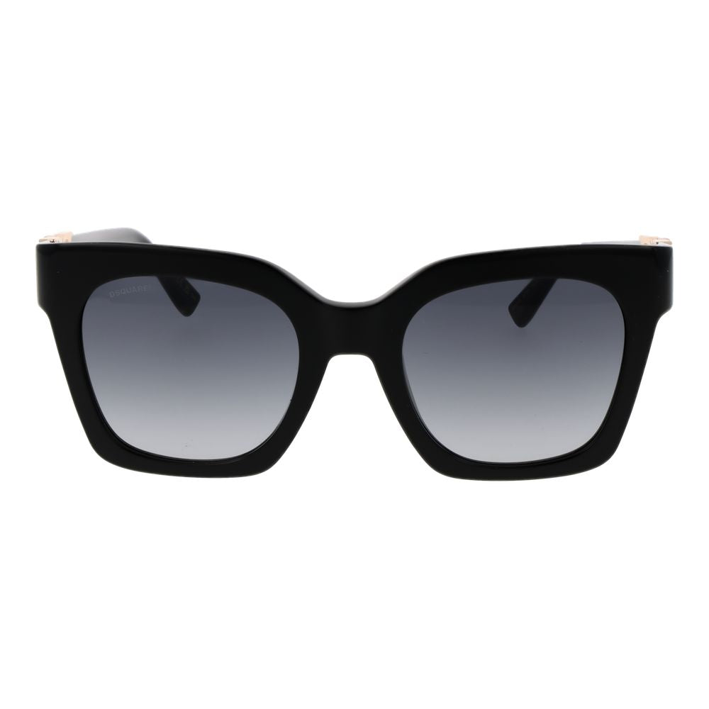 This Sunglasses by Dsquared² for women in black & red presents a sumptuous silhouette, showcasing a sumptuous butterfly full-rim frame design in black coloured frame and high-performance gradient category-3-dark-tint lens.