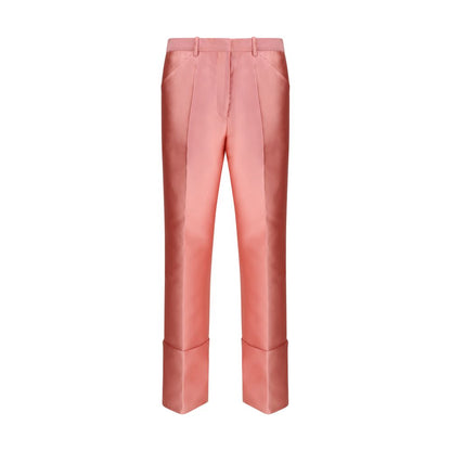 Casual Pants by Calvin Klein for women in polyester & silk multicolor presents a refined pantology silhouette, artfully defined by a refined pantology regular-fit, long, and a sophisticated .