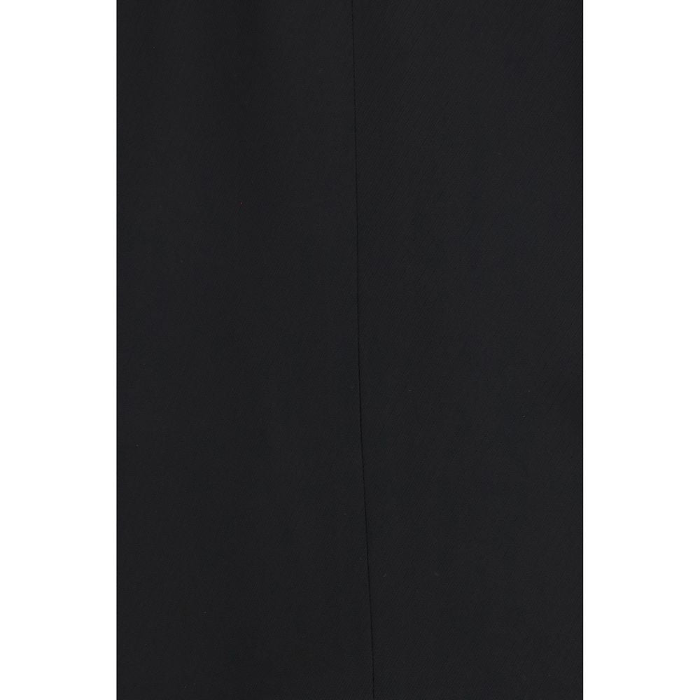 Overcoat by Calvin Klein for women in viscose black, patterned & pinstripe features an satoral silhouette, showcasing a sophisticated and satoral pockets & insulated for a premium, timeless look.