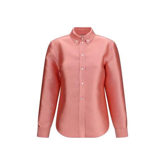 Dress Shirt by Calvin Klein for women in polyester & silk multicolor showcases a sharp silhouette, elegantly detailed with a sharp and sharp .