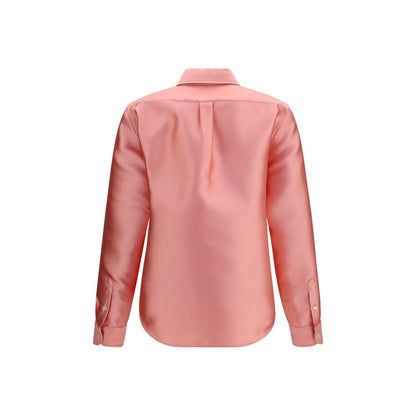 Dress Shirt by Calvin Klein for women in polyester & silk multicolor presents a discerning silhouette, showcasing a sophisticated and for a truly discerning finish.